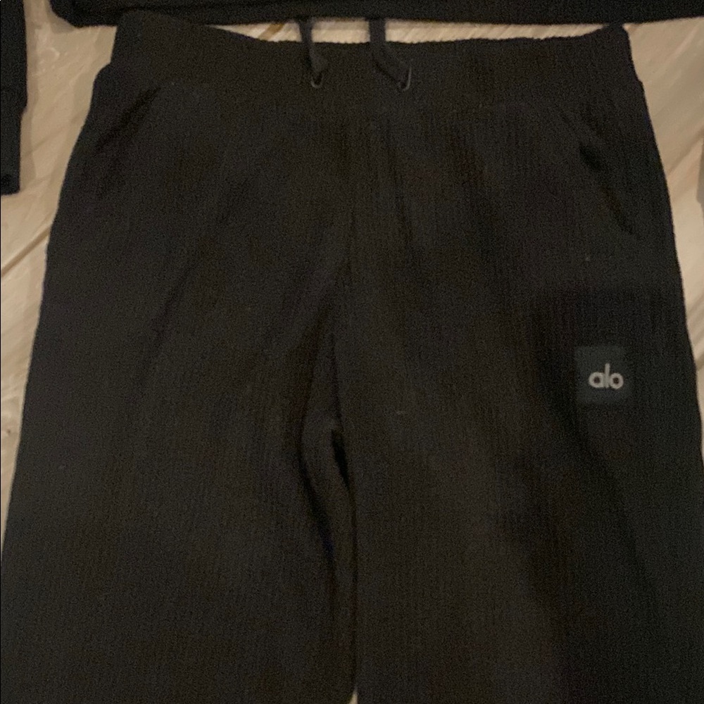Alo Black Jogger Pants